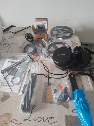 Bafang mid drive 36v 250w new kit and  24Amp  battery,  ebike kit