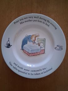 18cm Beatrix Potter Peter Rabbit Wedgwood plate