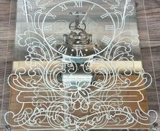 Vintage Innermost Fantome Ghost Clock Glass London England