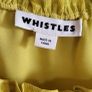 WHISTLES Lime frill tassle strap midi dress Sz M (Fit 12-14UK) - Rrp 195 (New) Image 3