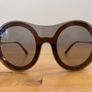 Emporio Armani, bug eye aviator sunglasses, comes in original box with the receipt Image 7