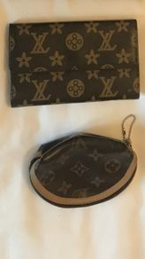 Faux Louis Vuitton Wallet and Coin Purse