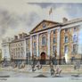 New framed Modern Picture Trinity college Dublin Ireland Image 2