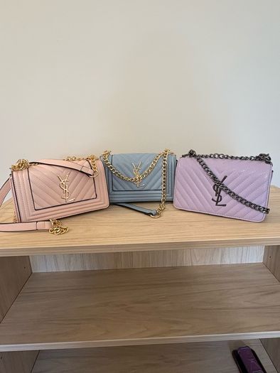 3 x multicolor bags