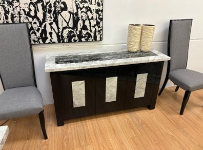 Brand new marble topped sideboard