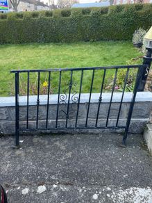wrought iron rail