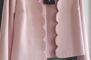 V by VERY pink scallop trim jacket Sz 14 - Bnwt Rrp 60