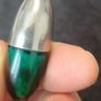 Victorian Antique Bullet Shaped Perfume Bottle circa 1890s Image 3