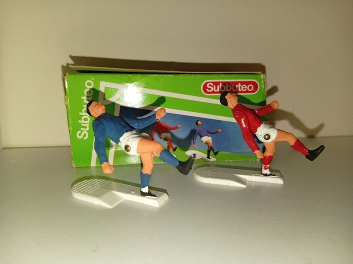 Waddingtons Vintage 1990's Subbuteo Table Soccer Football Game - Set Of Two Corner Kickers