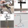 Premium 3-Way Kitchen Mixer Tap with Integrated Water Filtration Image 8