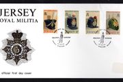 1972 Jersey Royal Jersey Militia (1st Series) Commemorative Stamps First Day Cover (FDC)