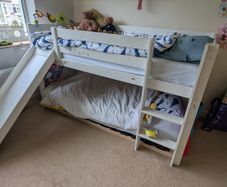 Bunk bed with slide