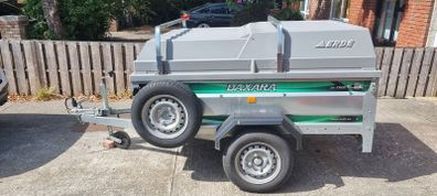 Erde Daxara 198 Trailer with lockable cover and roof bars