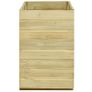 Garden Raised Bed with Floor 150x50x75 cm Impregnated Pinewood Image 3