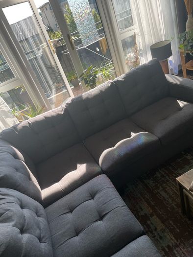 L shaped sofa