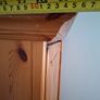 Two large pine wardrobes Image 5