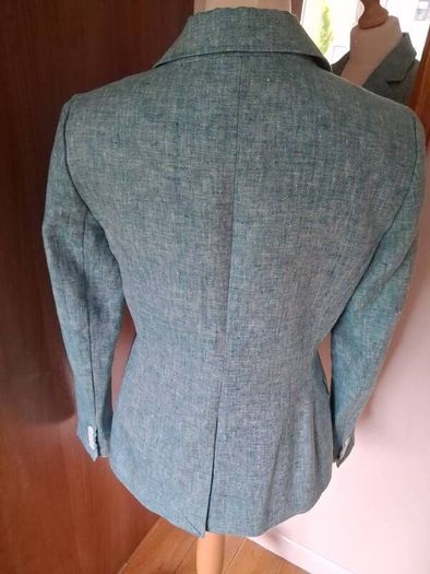 hobbs green mirabel linen blazer Size 10