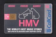 1996 Ireland 10 unit H.M.V Music and Panorama Holidays (Gemplus GEM1) Call Card Used. Telecom Eireann card number 1145.