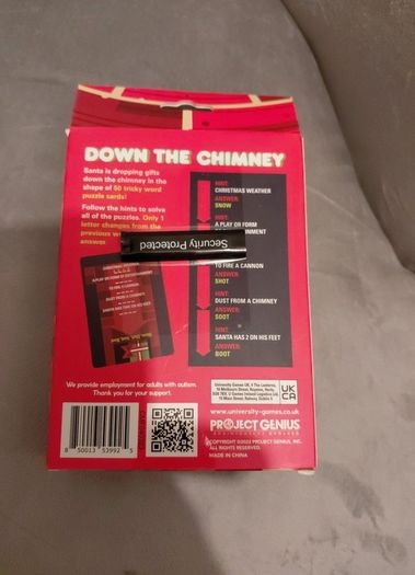 Christmas card game