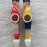 Original Table Football Game Football Man Soccer Player Replacement Repair Red  & Blue Image 3