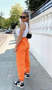 SLA the label by Sarah Ashcroft yellow tracksuit cuffed pants size S Superb quality Perfect condition Postage included