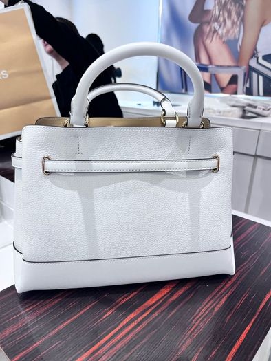 Unwanted gift original Michael Kors new Reed Large Leather Belted Satchel