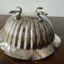 Vintage Ornate Metal Footed Bowl Image 7