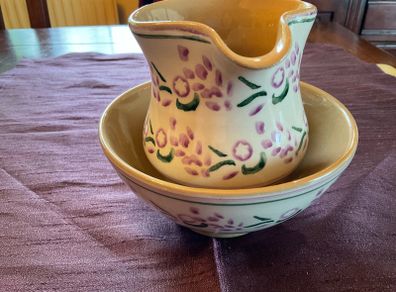 Nicholas Mosse Reduced Lavender creamer and sugar bowl set .