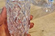 Vintage Waterford Crystal Glandore 7-inch footed vase
