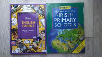 Philips modern atlas for primary schools & Edco English Paper 1