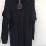 Longline Black Polo Neck Sweater 10/12 (New) Image 6