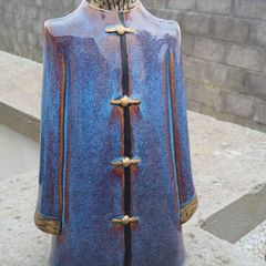 Stunning Kimono Style Vase, crack