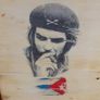 Vintage Style Che Guevara Woodart Sign Image 4