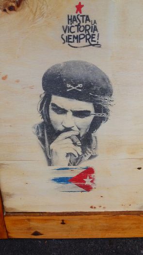 Vintage Style Che Guevara Woodart Sign