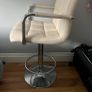 Cream bar stool Image 2