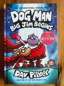 Dog Man Big Jim Begins kids book hardback brand new