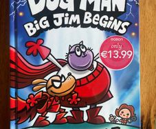 Dog Man Big Jim Begins kids book hardback brand new
