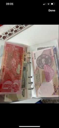 UNC World Lot 100 PCS Notes From 100 Different Countries / Region, UNC Original Genuine Real Note for Collection, ( Out of Use Now )
