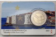Croatia 2 Euro Base Metals Brilliant Uncirculated Coin 2023 - Introduction of the Euro