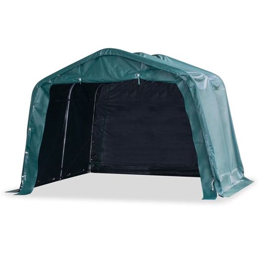 Removable Livestock Tent PVC 550 g/m2 3.3x3.2 m Dark Green