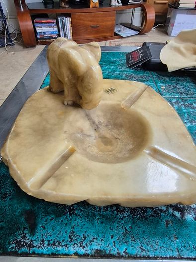 Alabaster ashtray