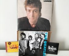 George Harrison The Beatles + John Lennon