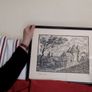 Artist's edition lithograph of French rural scene, Lilian Marin Image 3