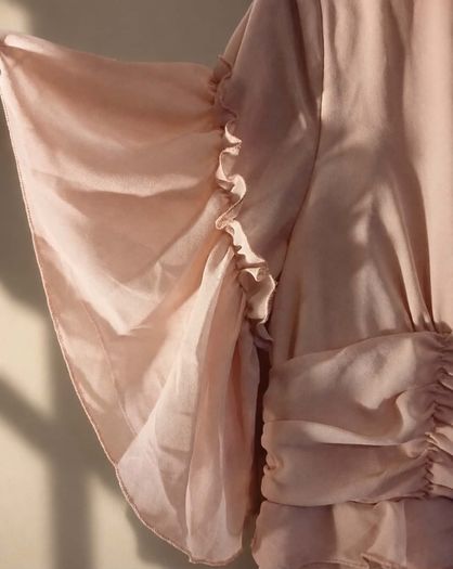 BNWT Boohoo Blush Pink Pleated Ruffle Midi Smock dress UK 16