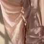 BNWT Boohoo Blush Pink Pleated Ruffle Midi Smock dress UK 16 Image 3