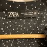 Zara midi black/white dots belted dress size medium Image 7