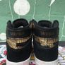 SUPRA black & gold high top trainers Image 4