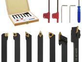 12 Pieces Indexable Turning Tool Set 8x8 mm 60 mm