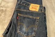 LEVI'S 751 Jeans Mens - W38 L32 Regular Fit - Dark Blue\Indigo Wash - Classic