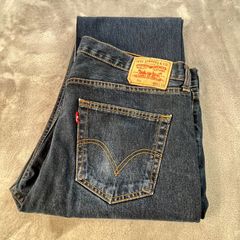 LEVI'S 751 Jeans Mens - W38 L32 Regular Fit - Dark Blue\Indigo Wash - Classic